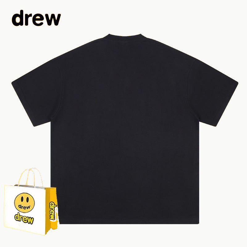 Drew T-shirts Face Graffiti Printing