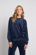 JOY VELOUR CREWNECK