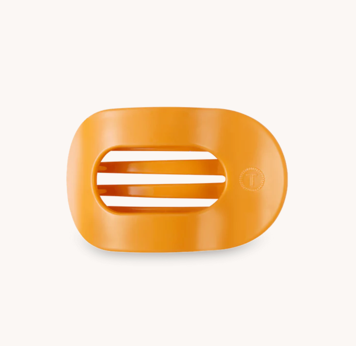 Small Flat Round Hair Clip