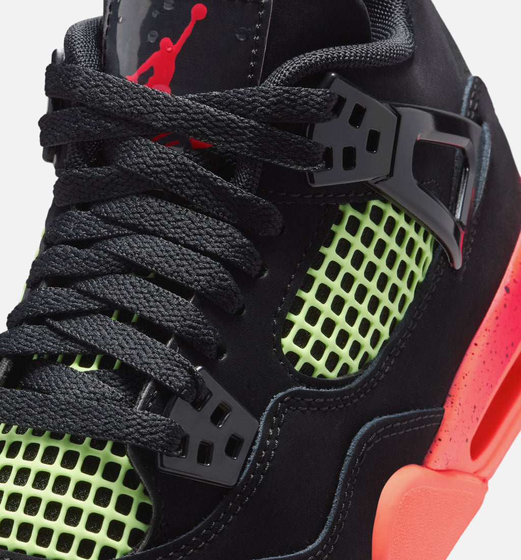 Air Jordan 4 Retro “Black Infrared 23” Grade School Lifestyle Shoes (GS)