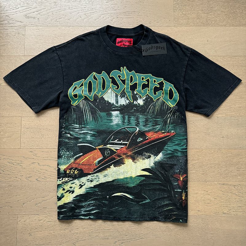 Godspeed Washed Rock Graphic T-Shirt