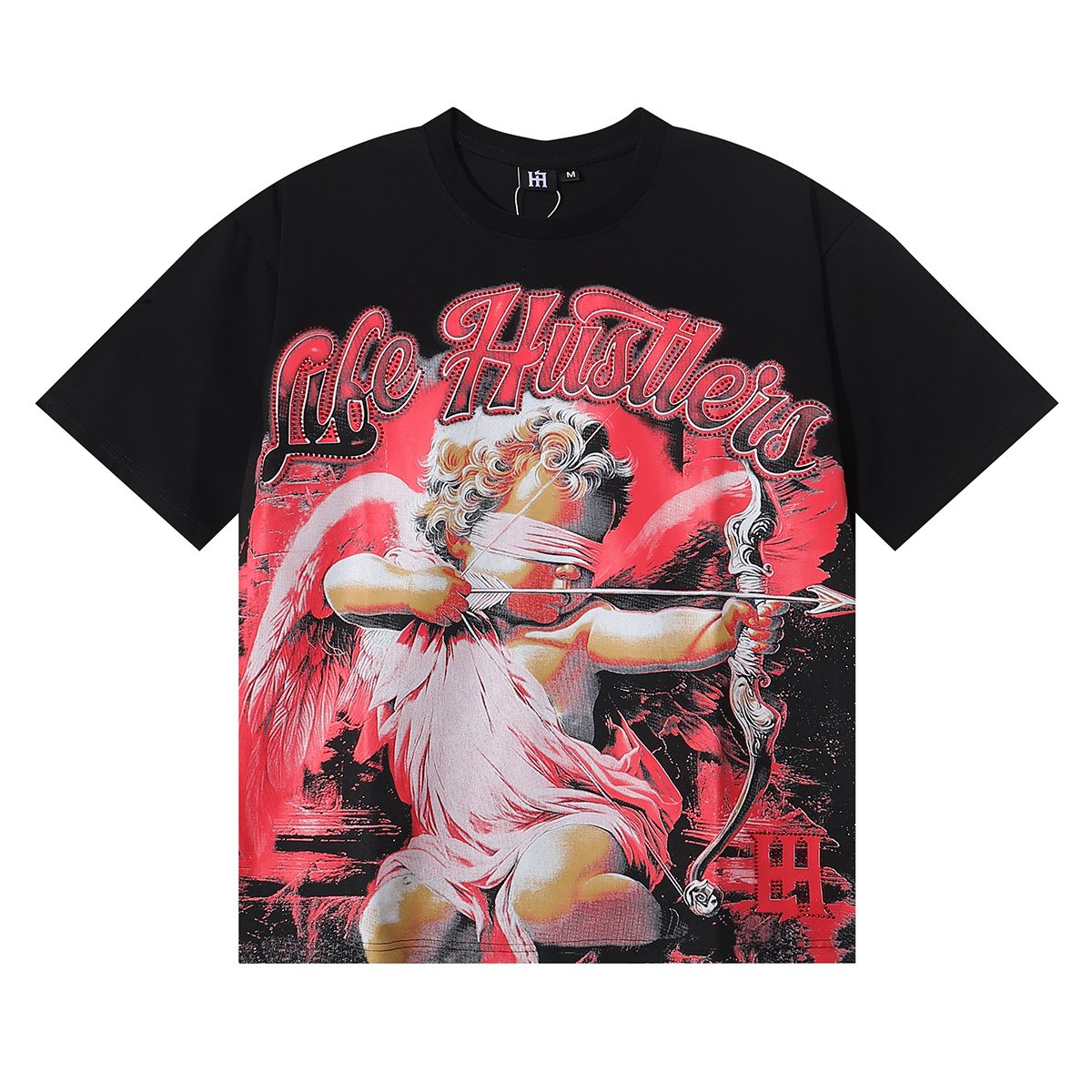 Life Hustlere Bling Cupid Archer Graphic T-Shirt
