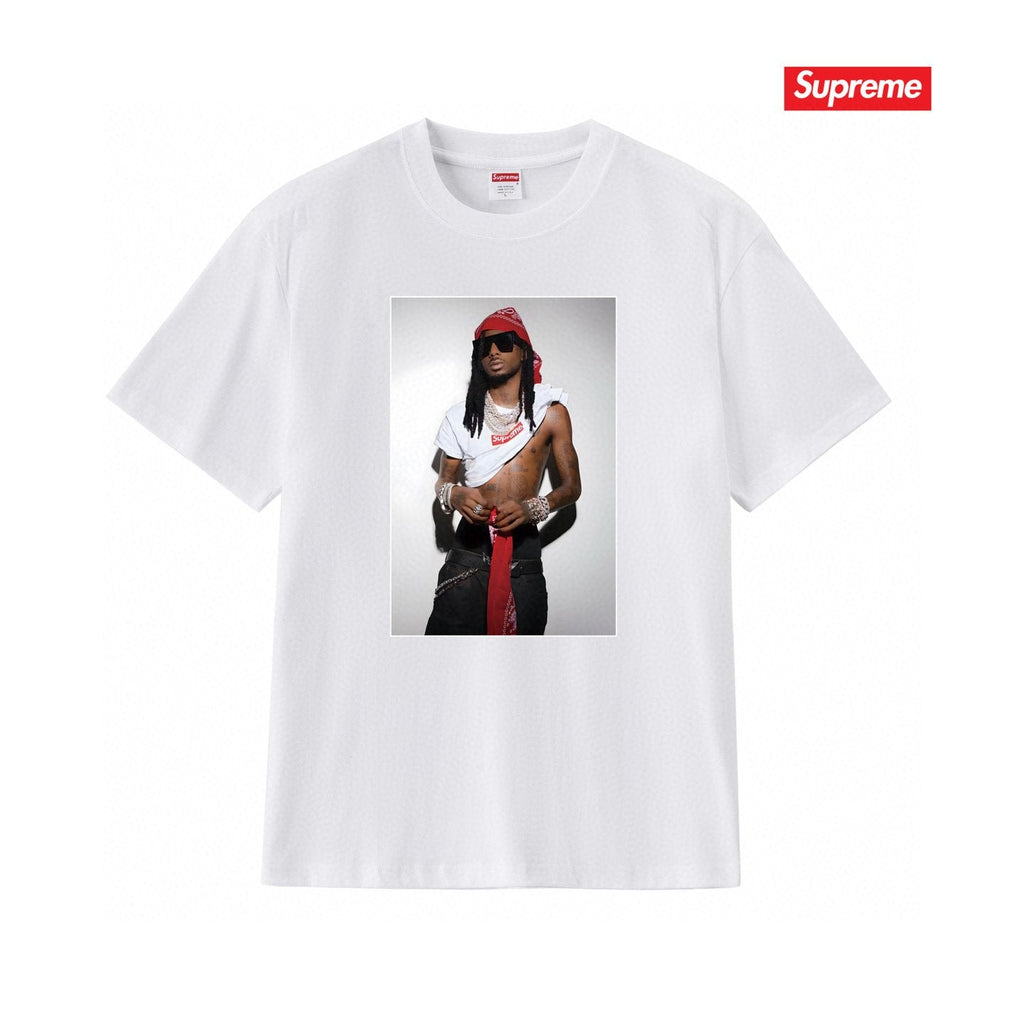 Supreme Playbi Caarti Portrait Graphic T-Shirt