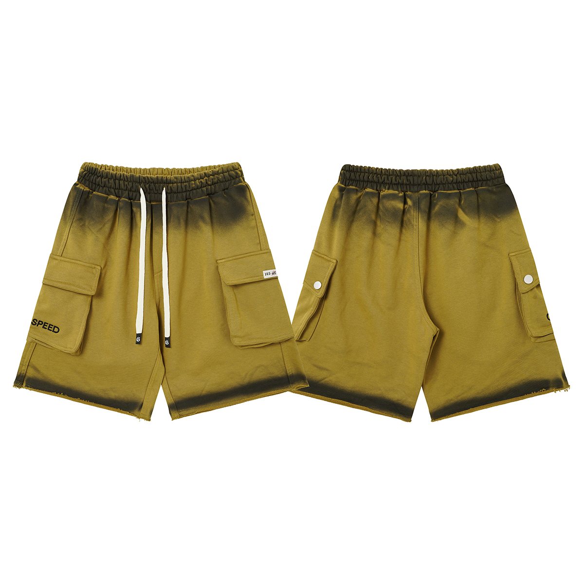 Godspeed Embroidered Cargo Sweat Shorts