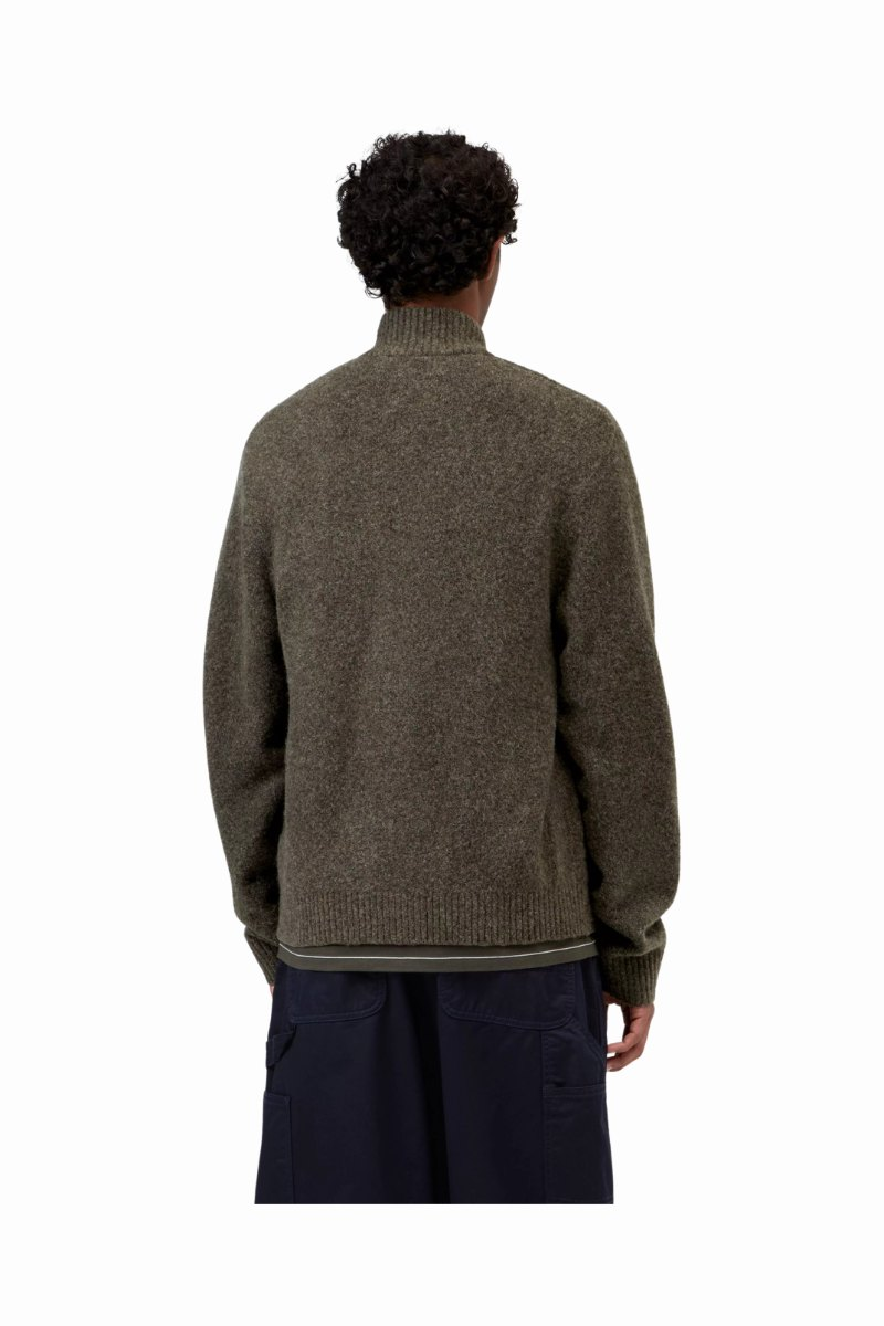 CARHARTT WIP CURTIS SWEATER JACKET Tangled Shungite