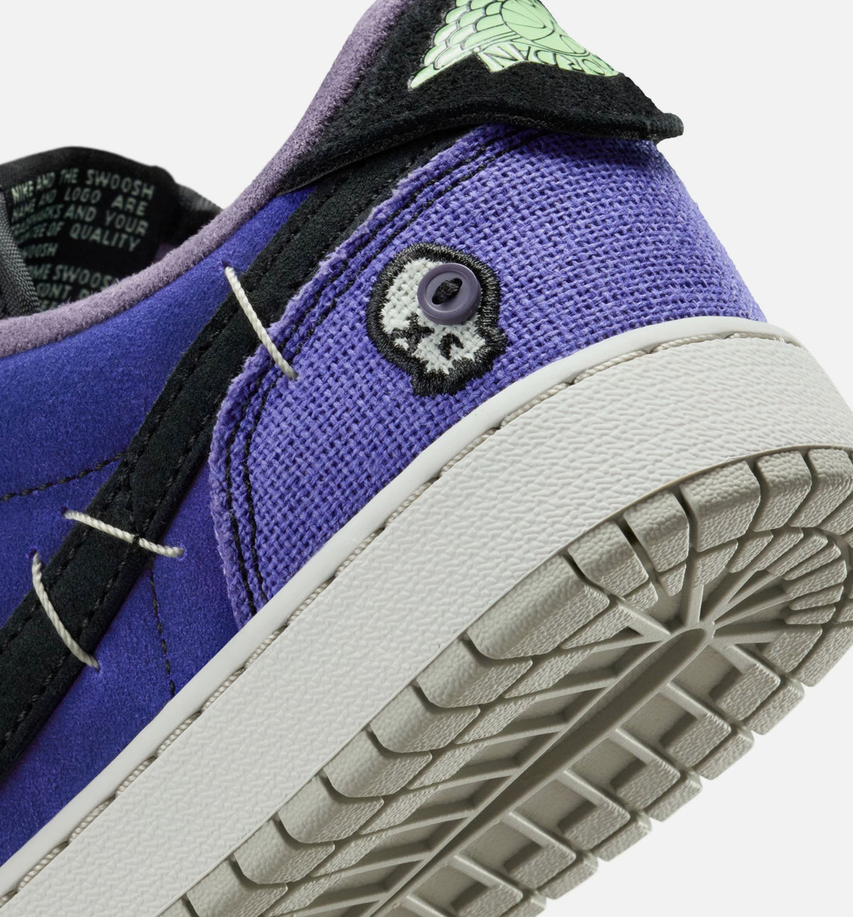 Air Jordan 1 Low OG Youth Sneakers - Regency Purple/Dark Raisin