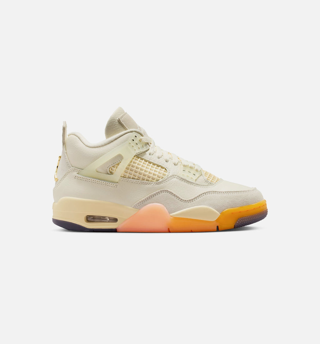 Air Jordan 4 Retro "Birds of Paradise" Women's Shoe – Coconut Milk/Metallic Gold/Muslin/Bright Mango/Sundial/Black