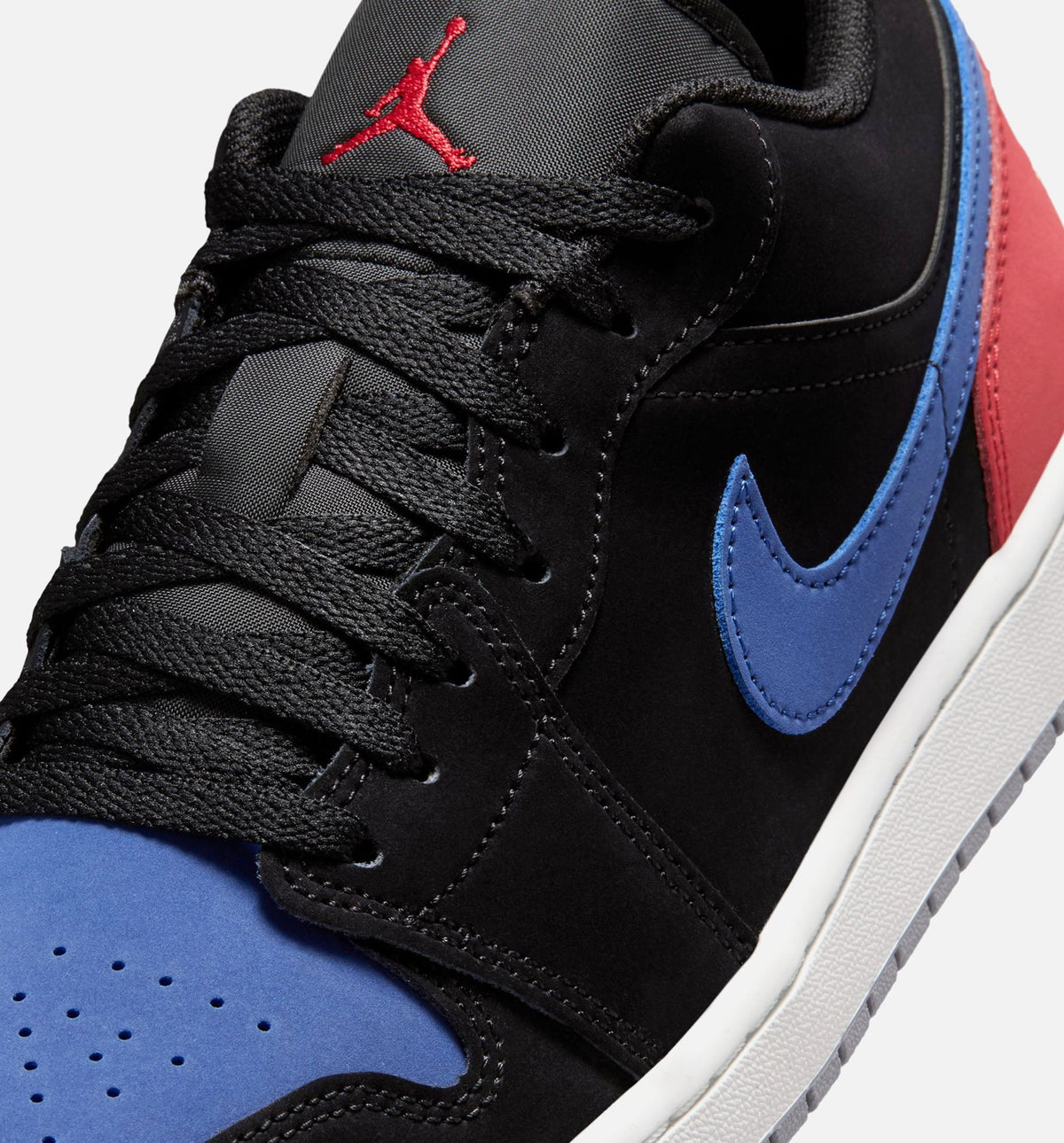 Air Jordan 1 Low Mens Lifestyle Shoe - Black/Summit White/True Blue/Varsity Red