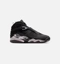 Air Jordan 8 Retro Chrome Men's Lifestyle Shoe - Black/White/Light Graphite