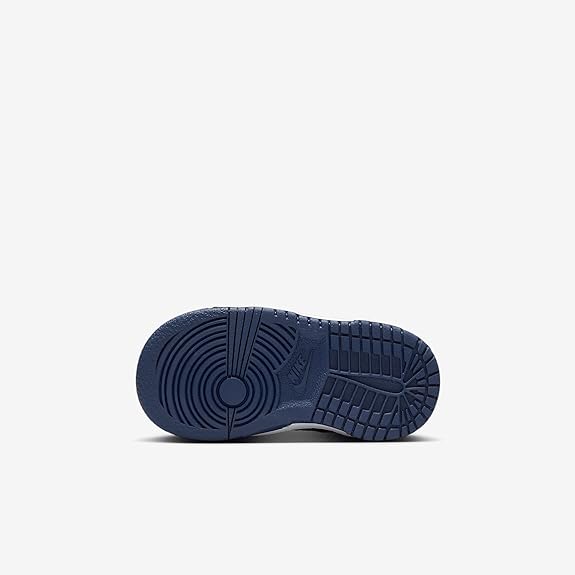 Toddler's Nike Dunk Low White/Midnight Navy-White (FB9107 116)