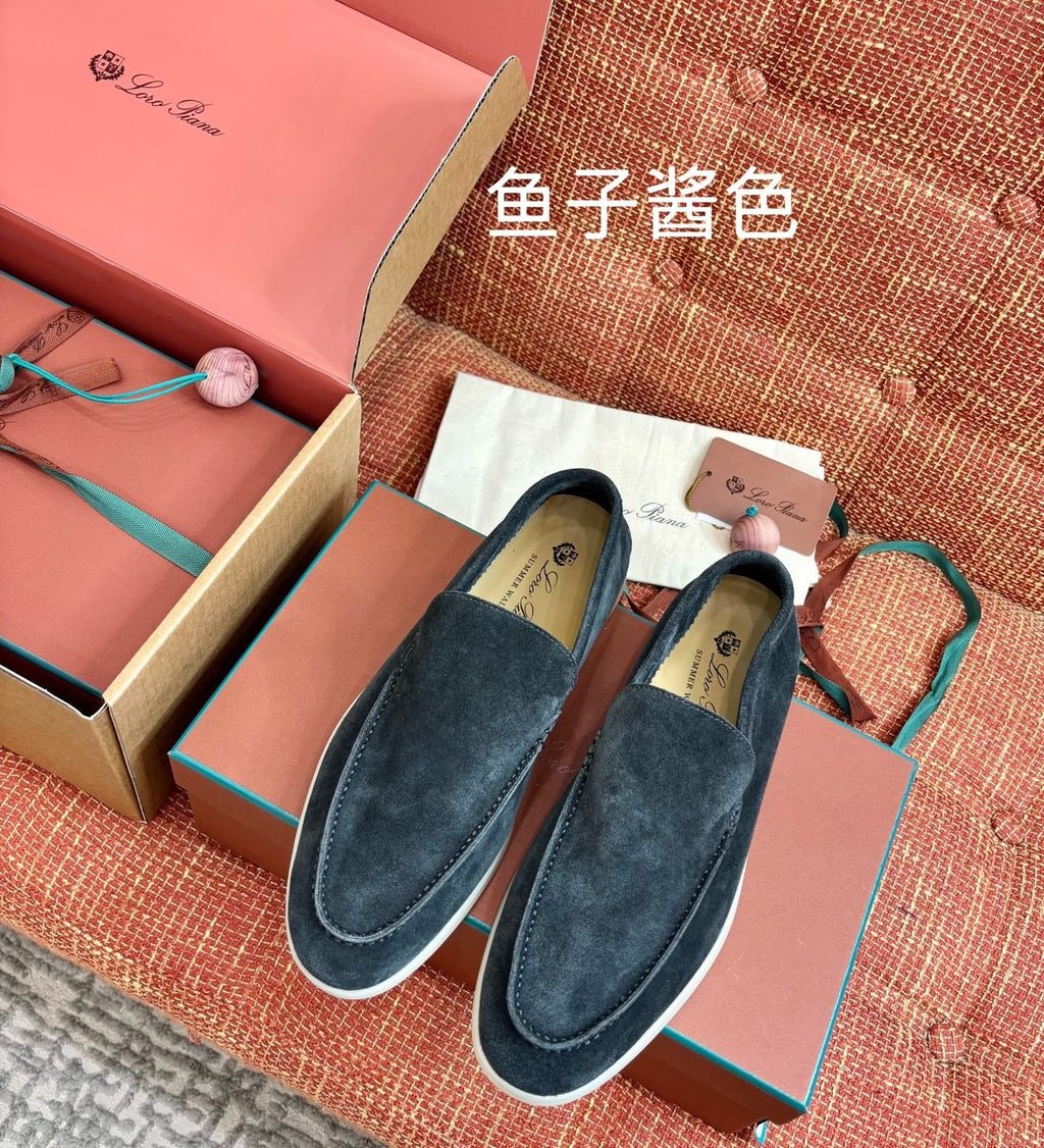 Loro Piana Suede Loafers