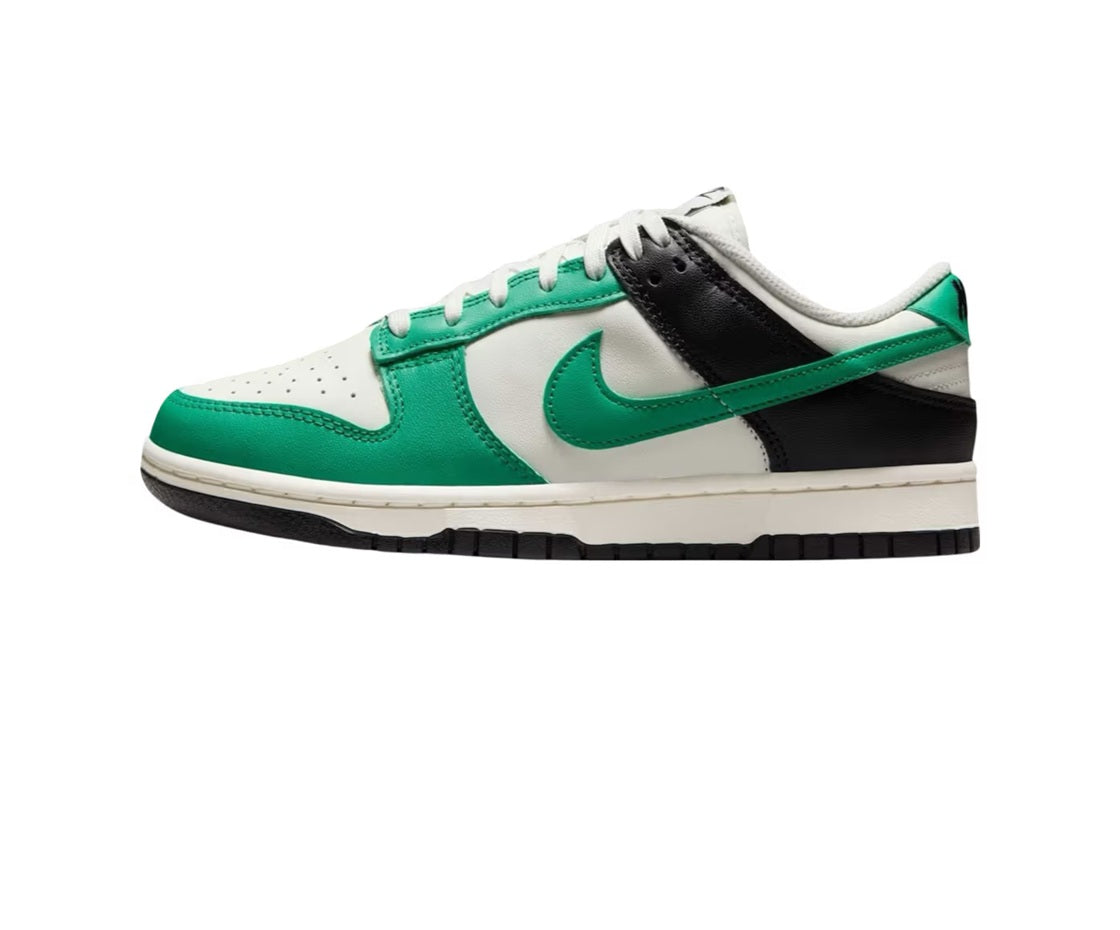 Women's Nike Dunk Low Sail/Stadium Green-Black (IB4363 133)