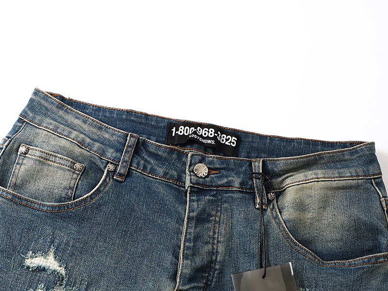 LOSTSHDWS Floral Applique Flared Jeans