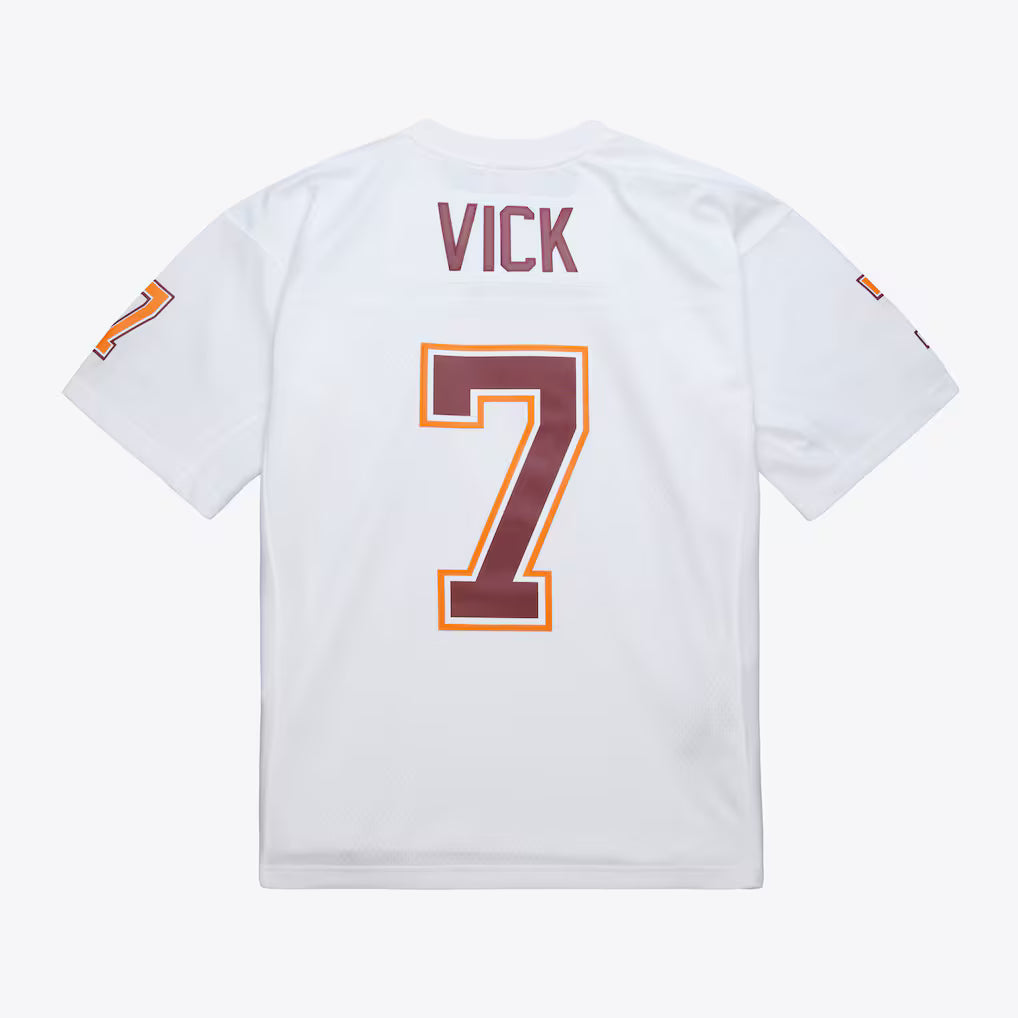 M&N NCAA Virginia Tech Hokies 2000 Michael Vick White Jersey