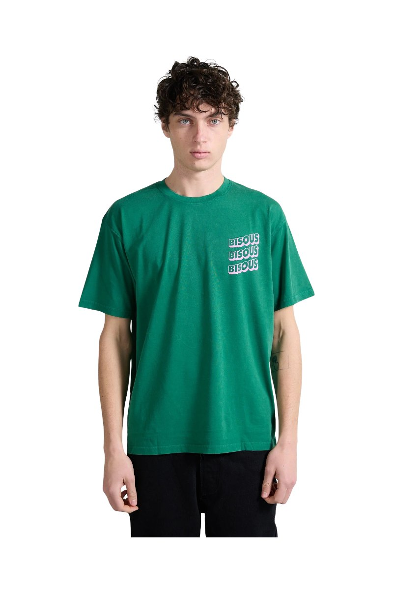 BISOUS SKATEBOARDS SONICS T-SHIRT Forest Green