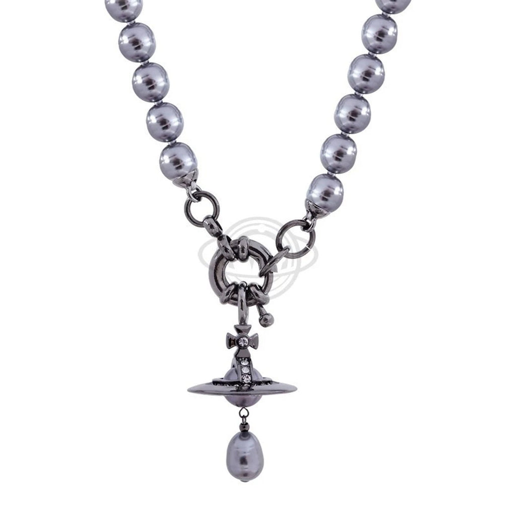 Vivienne Westwood Style Baroque Pearl Orb Necklace
