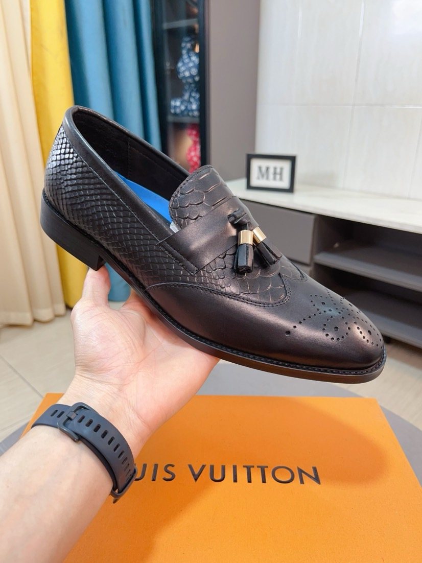 Louis Vuitton Black Tassel Loafers