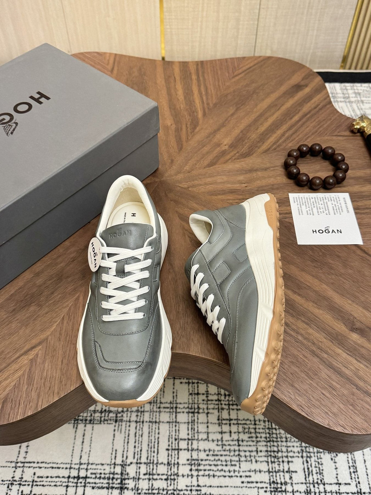 Hogan H-Stripes Platform Sneakers - Leather Lining