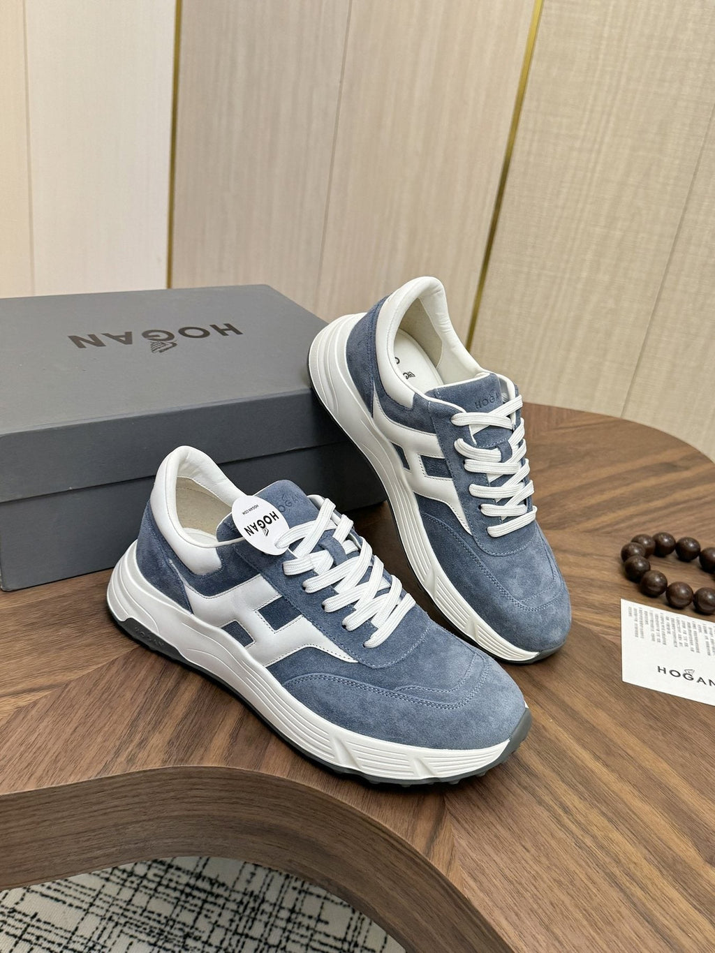 Hogan H-Stripes Platform Sneakers - Leather Lining