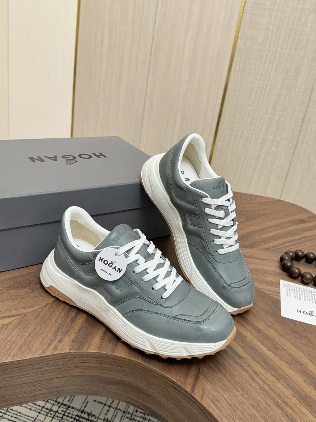 Hogan H-Stripes Platform Sneakers - Leather Lining