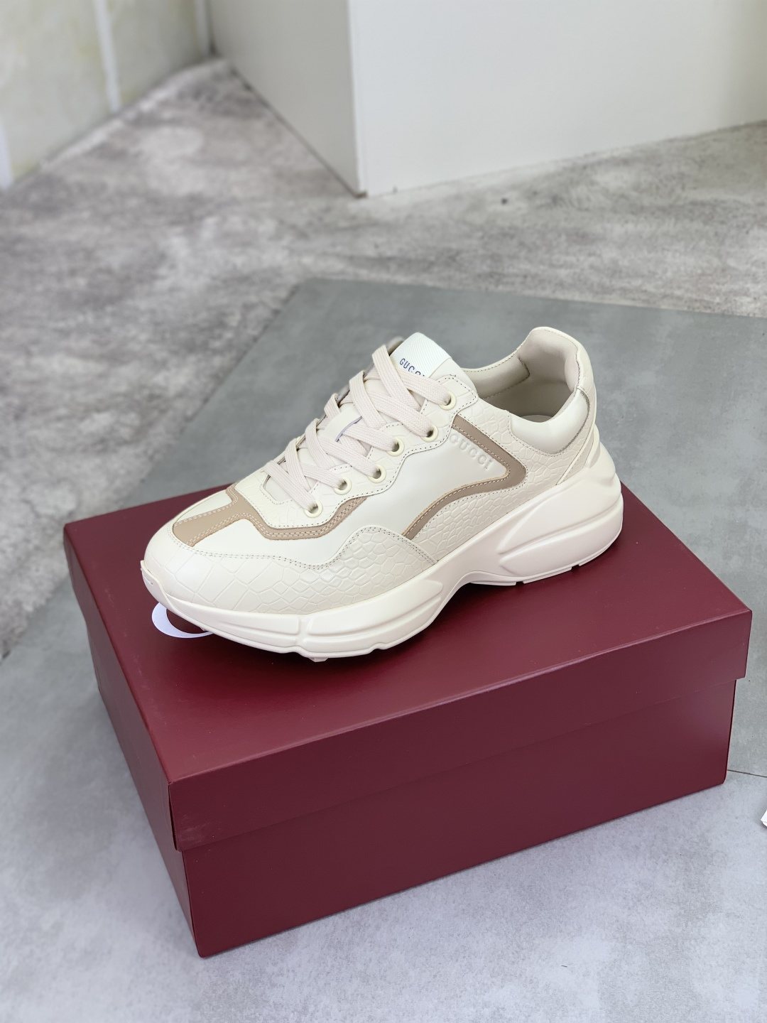 Gucci Paneled Chunky Sneakers