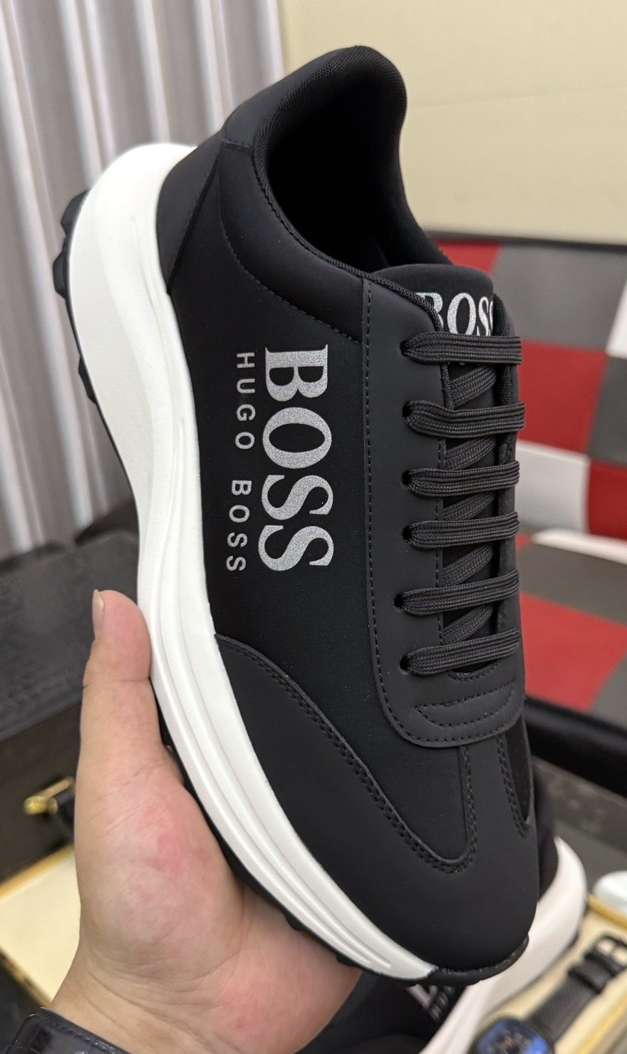 Hugo Boss Men's Logo Low-Top Sneakers