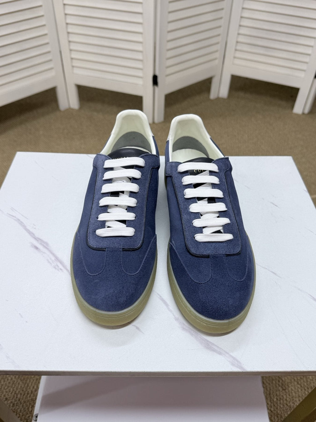 Brunello Cucinelli Men's Low-Top Sneakers - Textured Panel Design