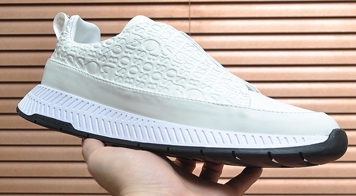 Hugo Boss Textured Low-Top Sneakers