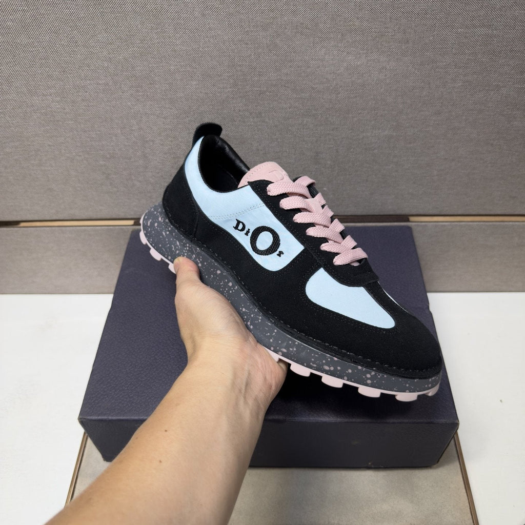 Dior Men's Paneled Lace-Up Sneakers