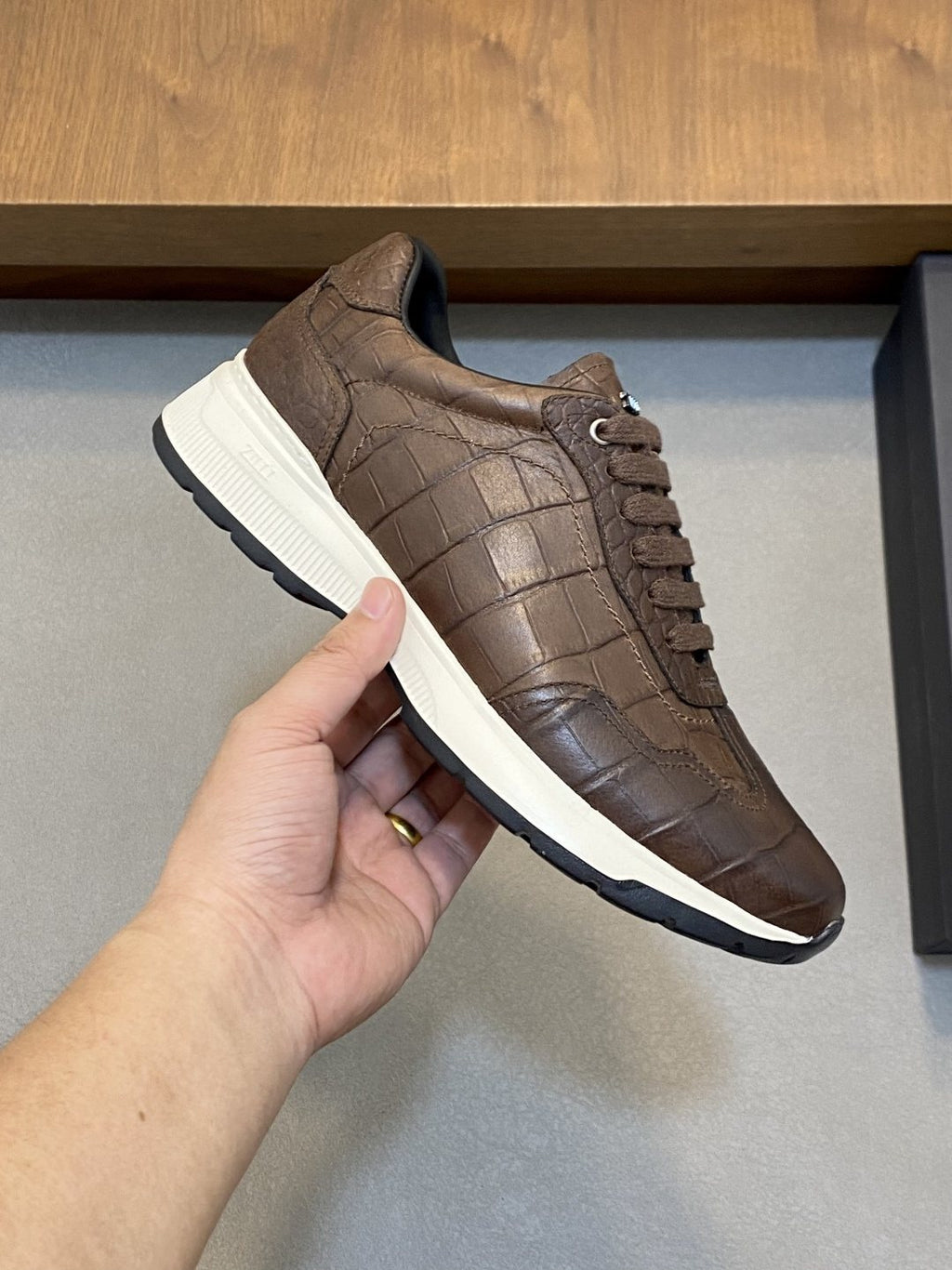 ZILLI Textured Low-Top Sneakers