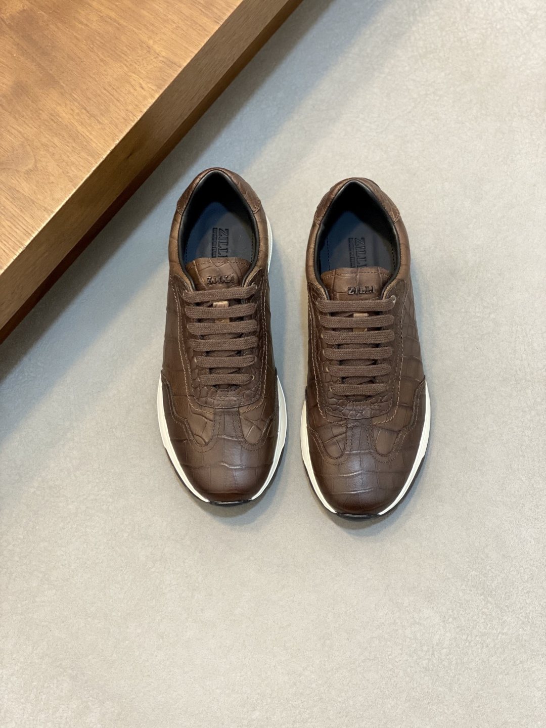 ZILLI Textured Low-Top Sneakers