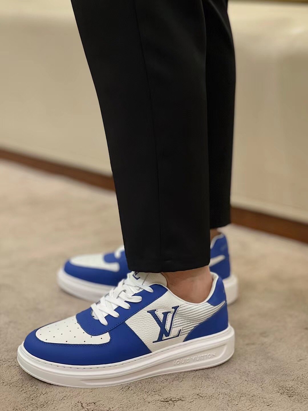 Louis Vuitton Side Lettering Low-Top Sneakers